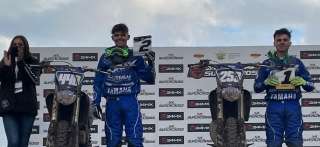 I piloti Korax del team Yamaha Insubria esordiscono sul podio al Supercross del salone di Milano