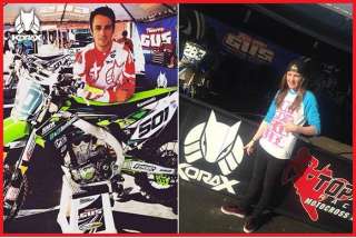 Korax people at Anaheim 1 for the USA Monster Energy Supercross opening