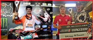 STEPHEN RUBINI E NICK KOUWENBERG SUL PODIO AL GENOVA SX 