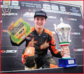 STEPHEN RUBINI WIN THE TITLE AT THE INTERNATIONALS OF ITALY OF MOTOCROSS