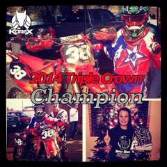 The californian MX Triple Crown goes to Lauren Hammond and Korax 